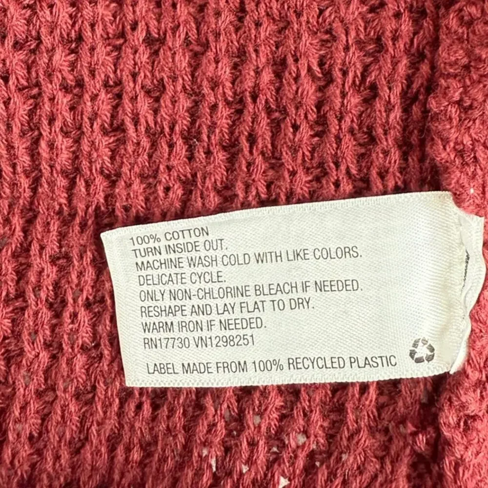 Universal Thread Burgundy Open Front Cardigan - XS - NWT - Picture 6 of 8